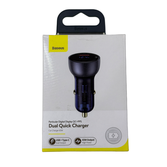Baseus Dual Quick Charger USB+Type C